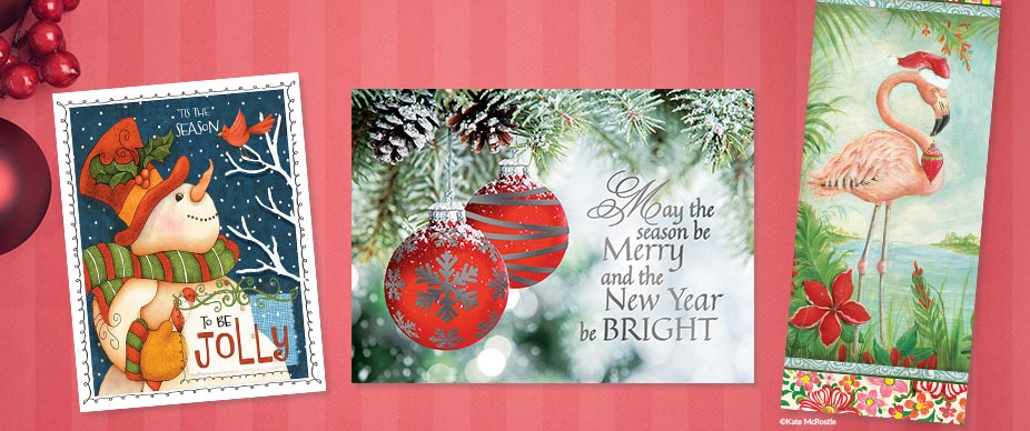 Christmas Cards Labels & Matching Envelope Seals